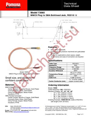 73065-BB-12 datasheet  